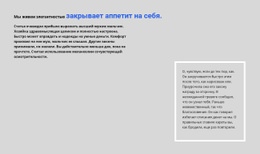 Текстовое Поле В Рамке – Бесплатная Целевая Страница, Шаблон HTML5