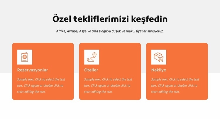 Özel tekliflerimizi keşfedin Html Web Sitesi Oluşturucu