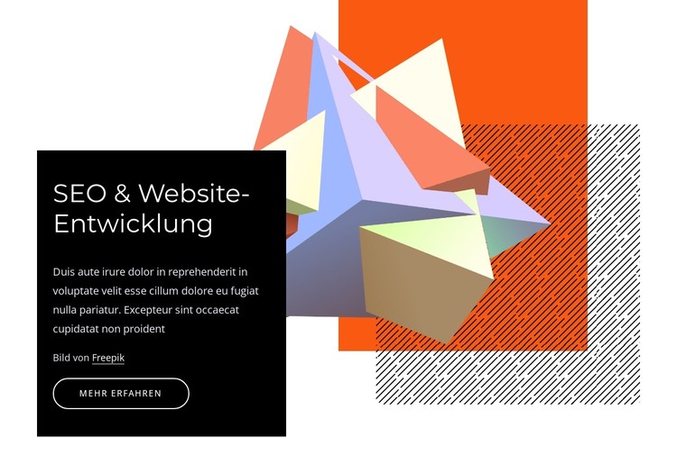 SEO und Website-Entwicklung CSS-Vorlage