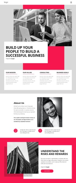 Successful Training Business Simple HTML CSS Template