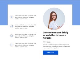 Bauen Sie Ein Erfolgreiches Geschäft Auf - Inspiration Für Website-Modelle