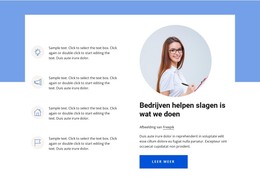 Bouw Een Succesvol Bedrijf Op - HTML-Paginasjabloon