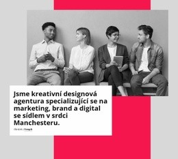 Vstup HTML Pro Jsme Tým Nadšenců Pro Digitální Marketing