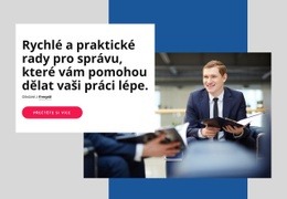 Praktické Manažerské Rady – Bezplatný Motiv WordPress