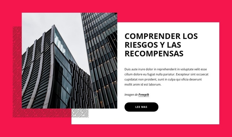 Tipos de riesgos empresariales Creador de sitios web HTML