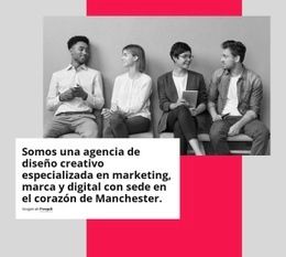 Somos Un Equipo De Apasionados Del Marketing Digital - Página De Destino Móvil