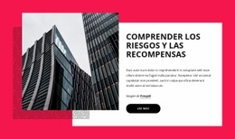 Tipos De Riesgos Empresariales - Plantilla De Funcionalidad De Una Página