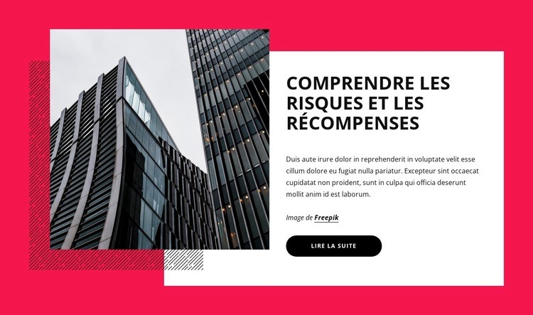 Types de risques commerciaux Conception de site Web