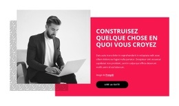 Comment Démarrer Une Entreprise – Modèle De Site Web Gratuit