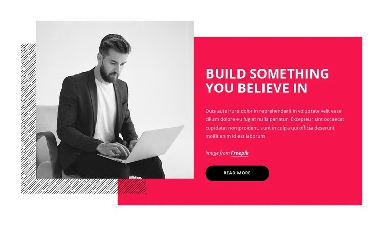 How to start a business Homepage Design