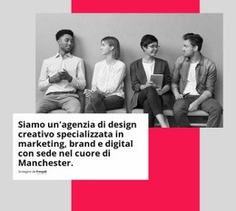 Siamo Un Team Di Appassionati Di Marketing Digitale: Moderno Costruttore Di Siti Web