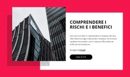 Tipi Di Rischi Aziendali - Mockup Di Sito Web Multiuso