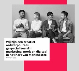 Websiteontwerp Voor Wij Zijn Een Team Van Gepassioneerde Digitale Marketing