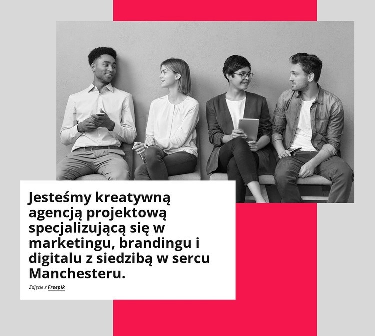 Jesteśmy zespołem pasjonatów marketingu cyfrowego Szablon HTML5