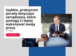 Praktyczne Porady Dotyczące Zarządzania - Gotowy Motyw Strony