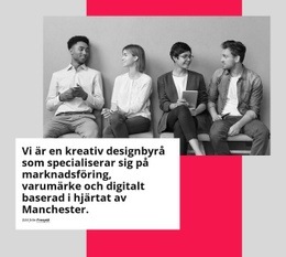 CSS-Rutnätsmall Kolumn För Vi Är Ett Team Av Passionerade Digital Marknadsföring