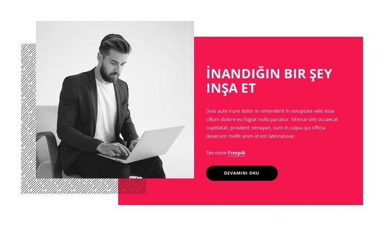 Bir işe nasıl başlanır Web Sitesi Oluşturucu Şablonları