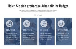 Kreativster Website-Builder Für Wir Konzentrieren Uns Auf Unsere Kunden