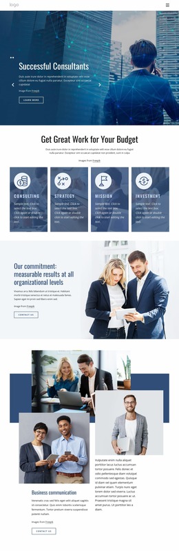 Successful Consultants - Online HTML Page Builder