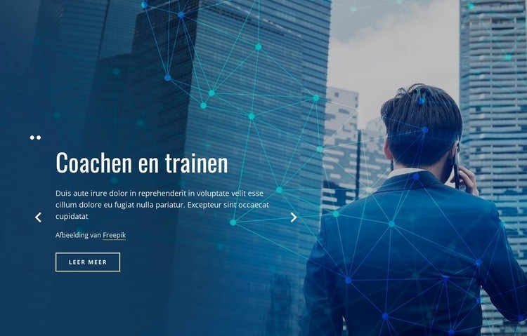 Coachen en trainen Html Website Builder