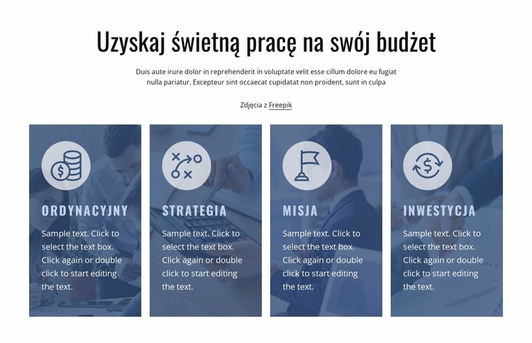 Skupiamy się na naszych klientach Szablon Joomla