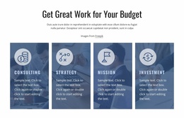 We Focus On Our Clients - Mobile Website Template