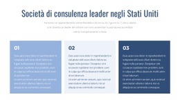 Società Di Consulenza Leader - Modello Di Una Pagina