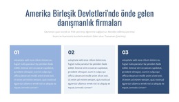 Önde Gelen Danışmanlık Firmaları - HTML Şablon Kodu