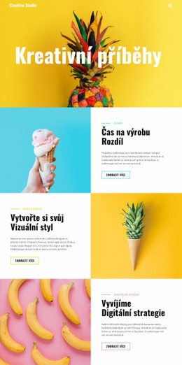 Design Webových Stránek Rozdíl V Jídle Pro Jakékoli Zařízení