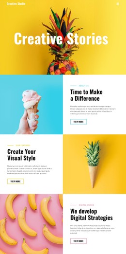 Page HTML For Making A Difference For Food