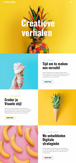 Het Verschil Maken Voor Eten - Creatieve Multifunctionele Joomla-Sjabloon