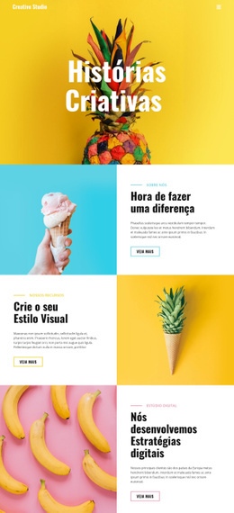 Fazendo A Diferença Pela Comida - Maquete De Webdesign