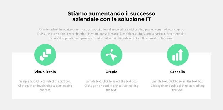 Consulenza sul cloud Costruttore di siti web HTML