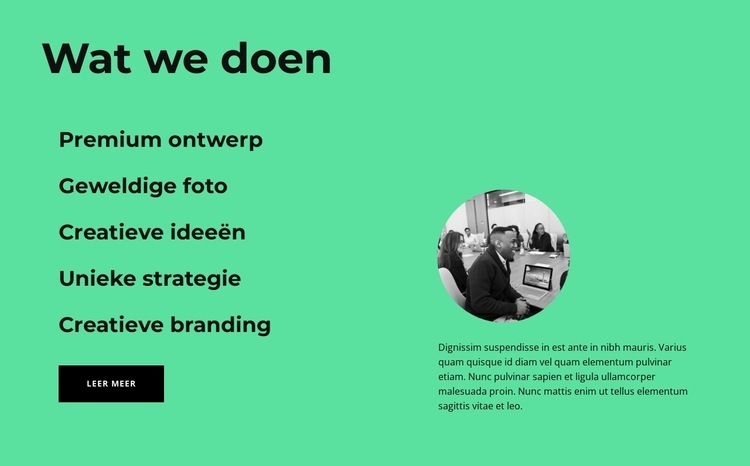 Internetbeveiligingsbedrijf Website mockup