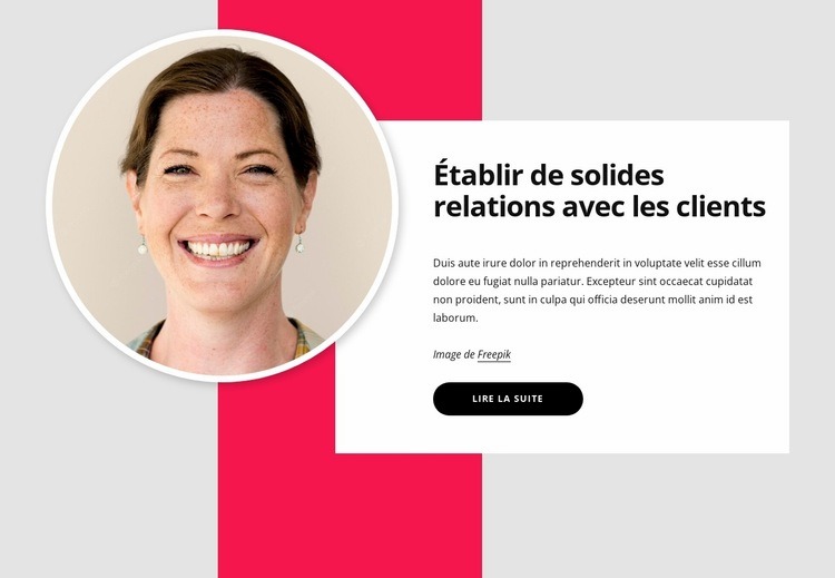 Relations clients Conception de site Web