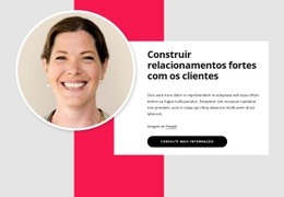 Relações Com O Consumidor - Construtor De Sites De Arrastar E Soltar