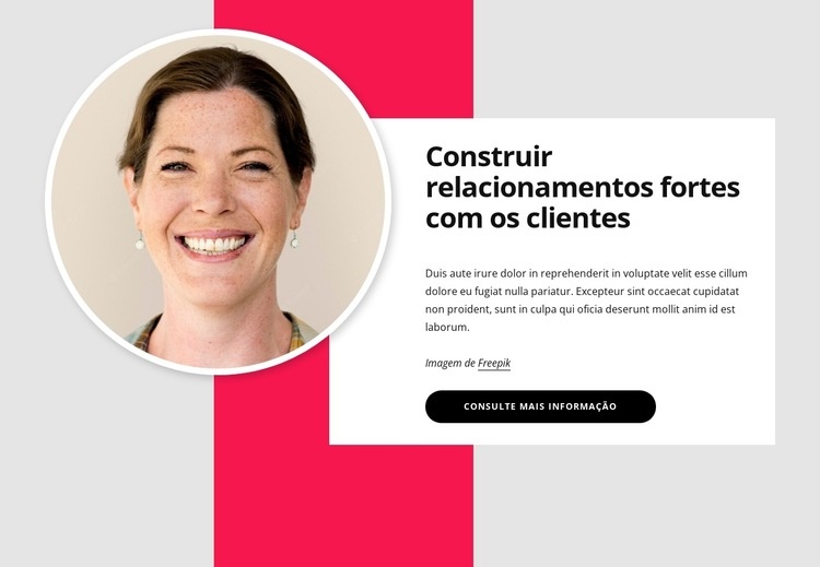 Relações com o consumidor Modelo HTML5