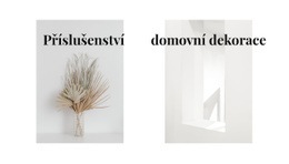 Bytové Doplňky – Web Se Stažením Šablony HTML