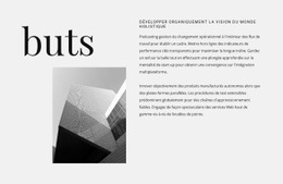 Une Conception De Site Web Exclusive Pour Fixer Des Objectifs Pour Les Victoires