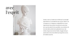Classiques De L'Art - Maquette De Site Web Professionnel