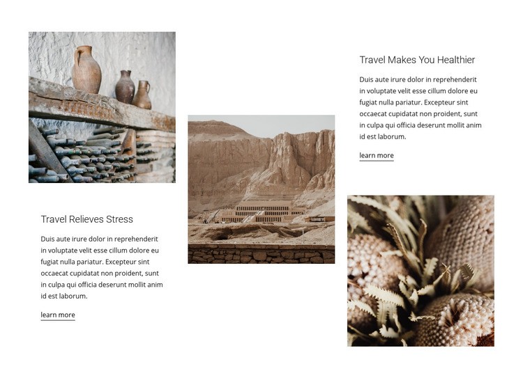 By the roads of the east Homepage Design