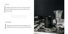 HTML5 Theme For Chic Details In The House