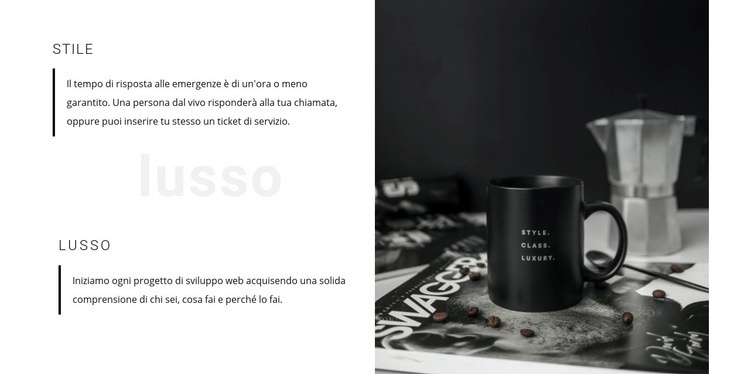 Dettagli chic in casa Mockup del sito web