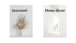 Accessori Per La Casa - Tema WordPress Semplice