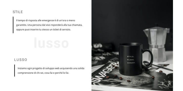 Dettagli chic in casa Tema WordPress