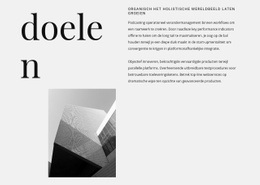 Doelen Stellen Voor Overwinningen - HTML Website Creator