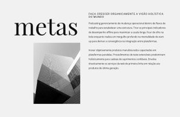 Modelo De Design Gratuito Para Definir Metas Para Vitórias