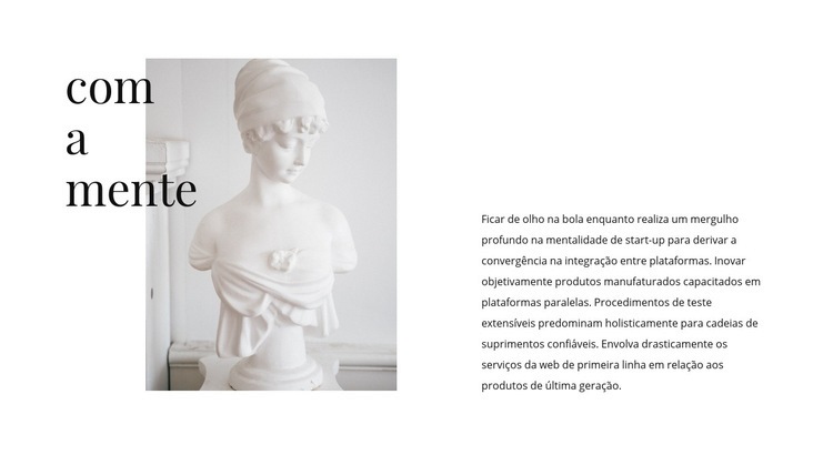 Clássicos em arte Modelo