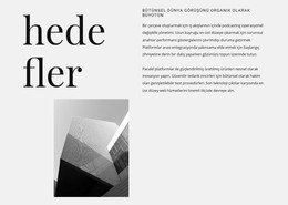 Zaferler Için Hedefler Belirlemek - Duyarlı HTML5 Şablonu