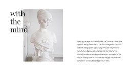 Classics In Art - Modern Web Page Design